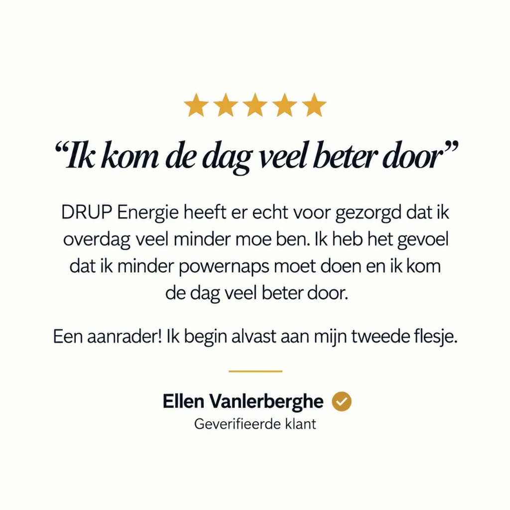 Review van Ellen Vanlerberghe over DRUP Energie
