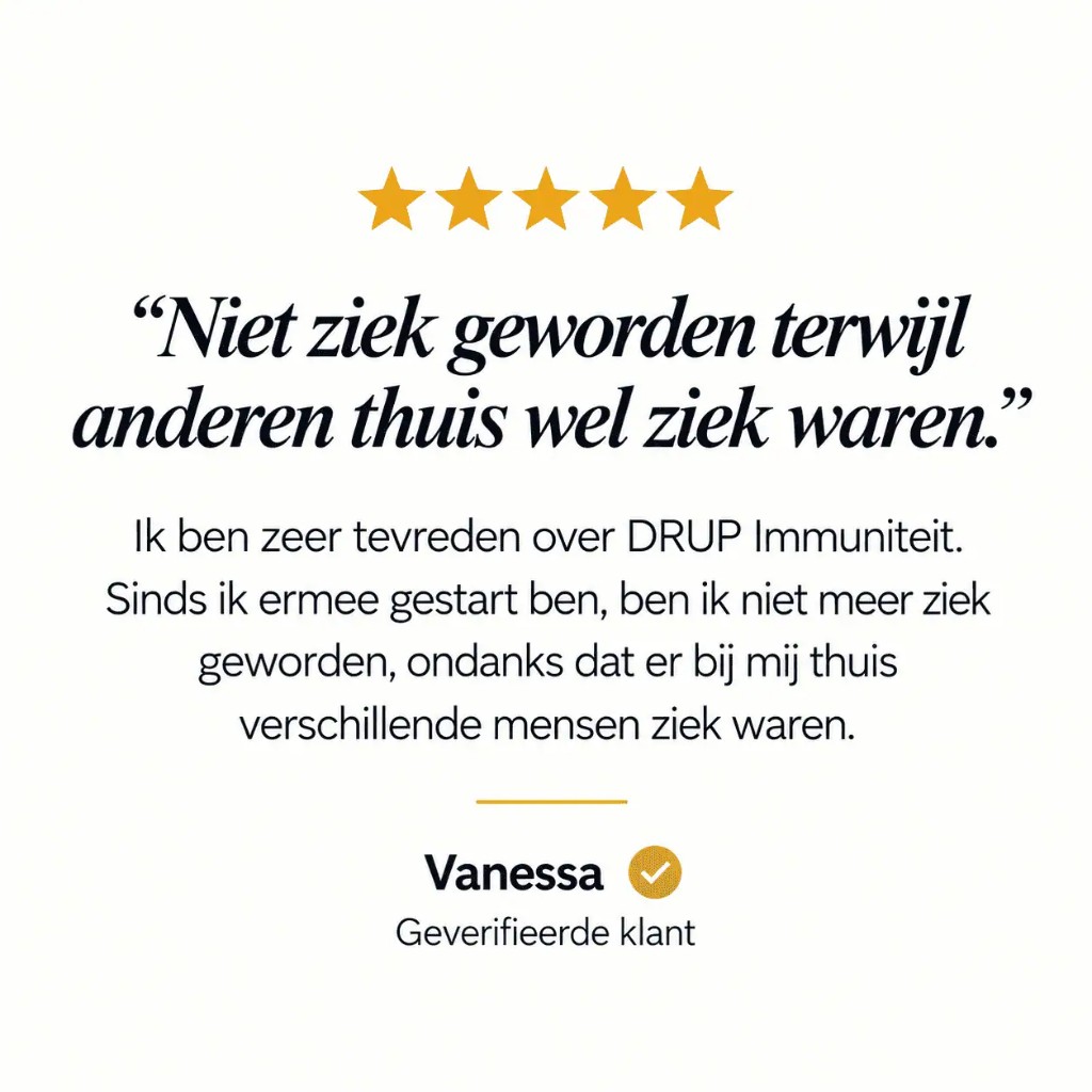 Review van Vanessa over DRUP Immuniteit