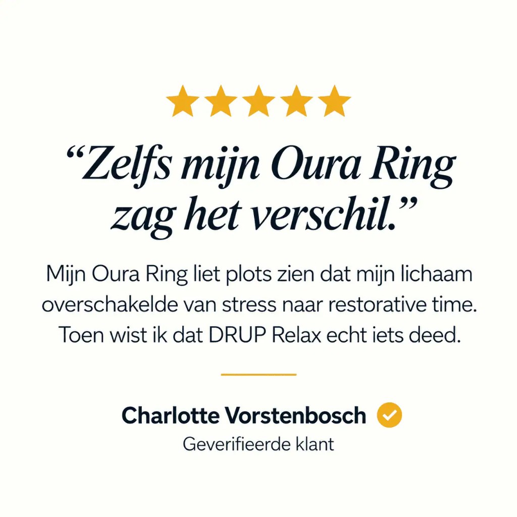Review van Charlotte Vorstenbosch over DRUP Relax